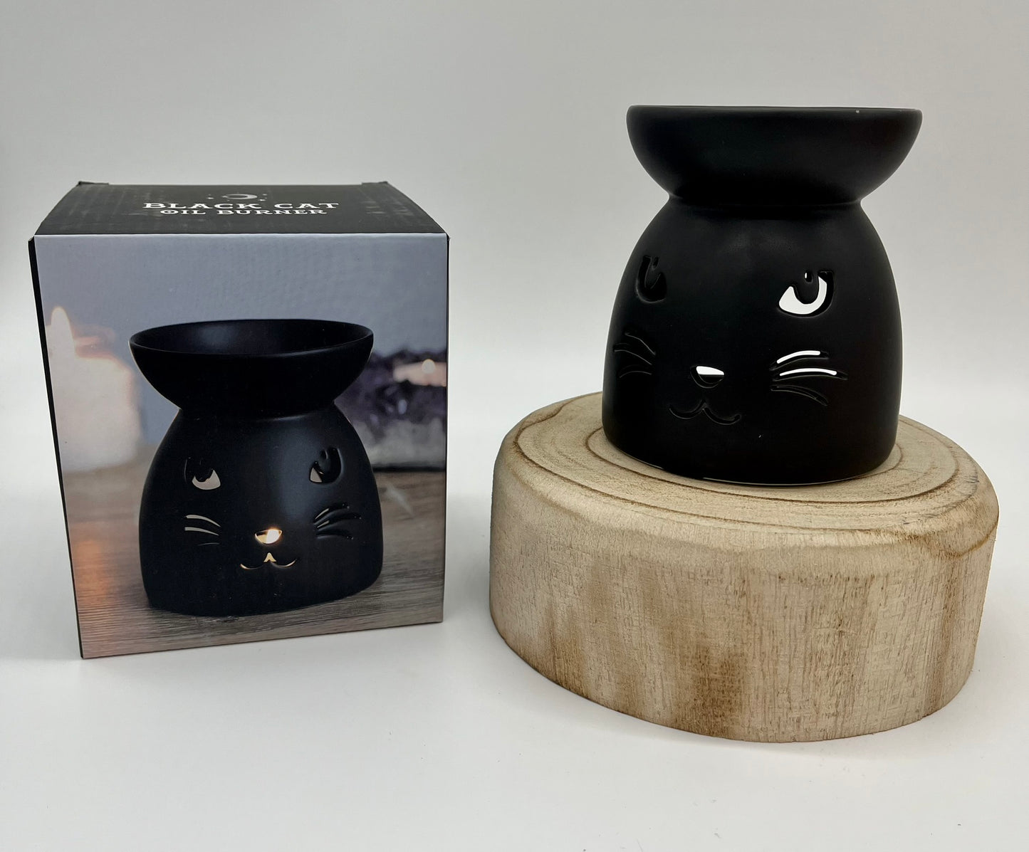Black Cat Cut Out Oil Burner