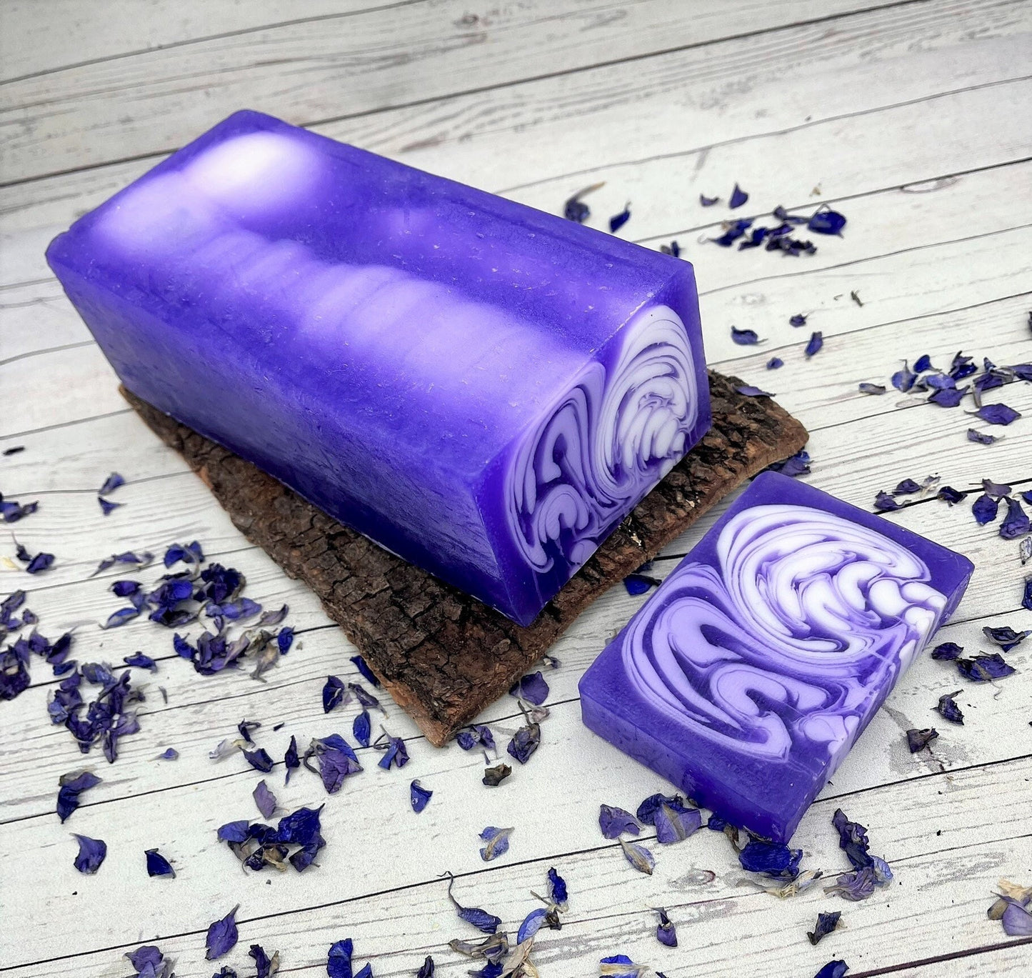 THE PURPLE SENSATION Spa Flowers Luxury Gift Box, Aromatherapy Bath Salts, Handmade Soap, Relaxation,  Birthday, Thank You, Christmas