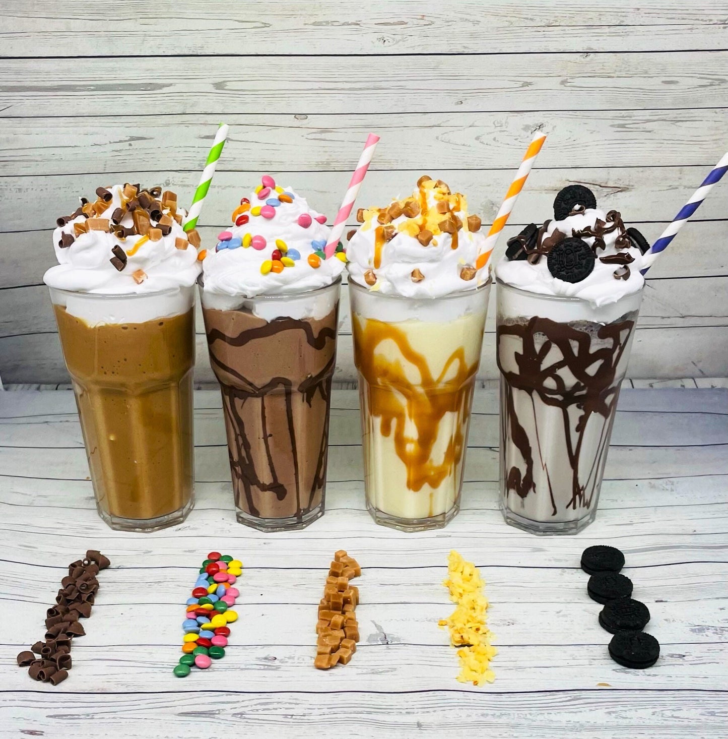 NEW Luxury Frappe Gift Box, Make luxury Frappes, Sauces and Toppings,  Birthday Gift, Chocolate Hamper, Iced Coffees, Christmas Gift, Teen