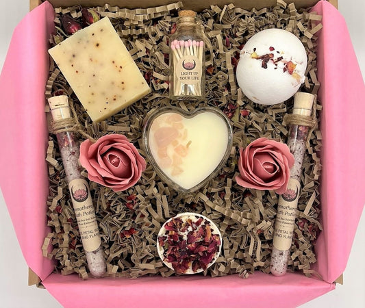 NEW Wonderful Rose Handmade Spa Collection, Pure Luxury & Relaxation, Ladies Gift Hamper, Unique Gift, Bath Ritual, Love Ritual, Birthday,