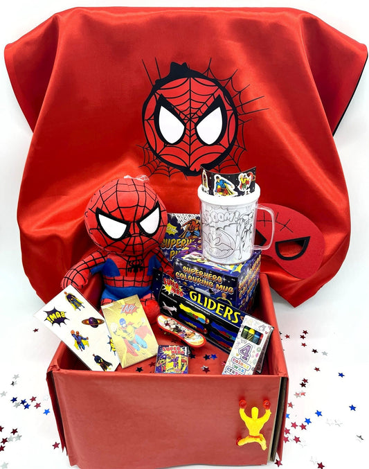 BRAND NEW The Superhero Spider Gift Box, Fun Gift for Children, Luxury Cape, Children's Birthday, Boys Gift, Dress Up, Imaginative Play,